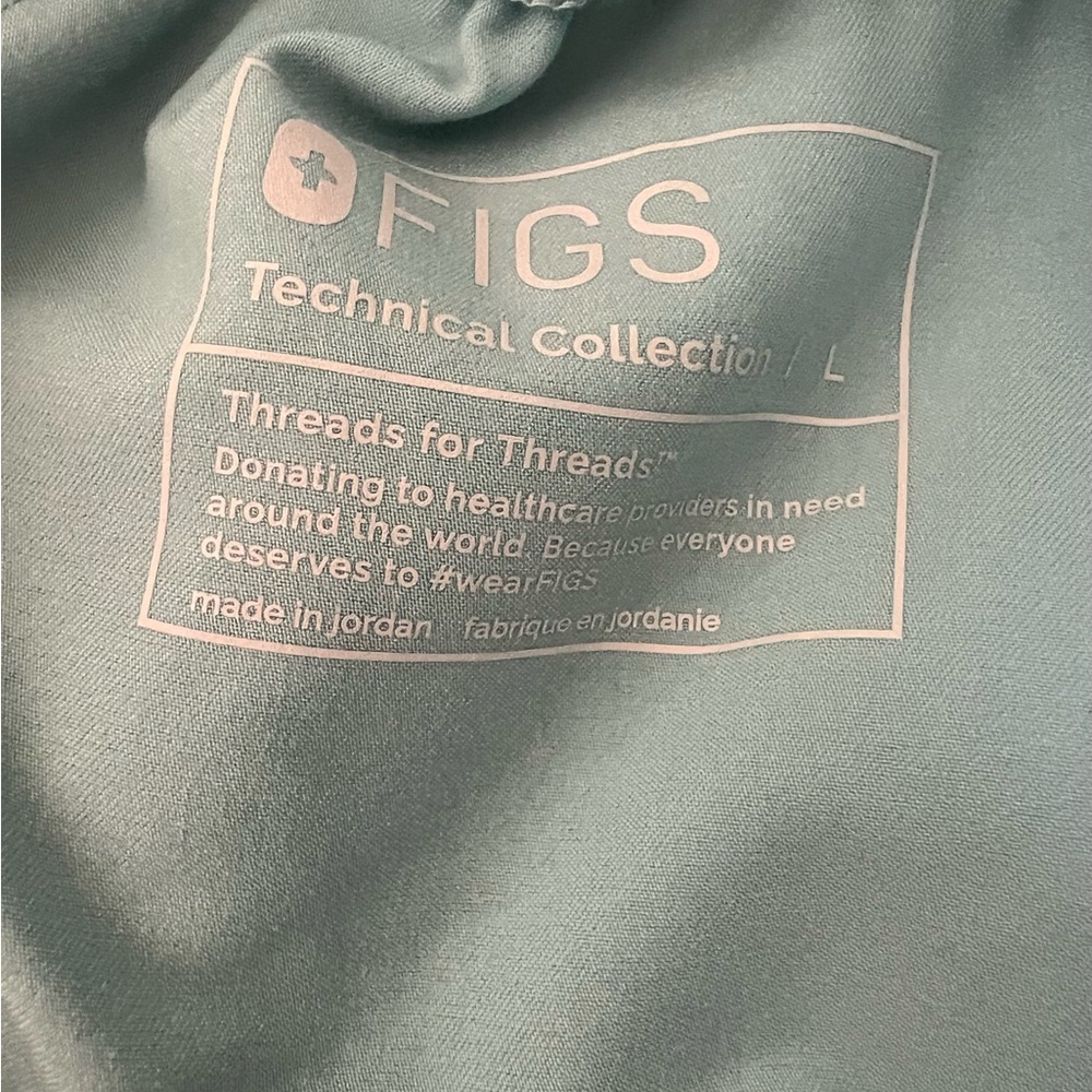 Figs Zamora Sea Glass Jogger Scrub Pants - Picture 5 of 6